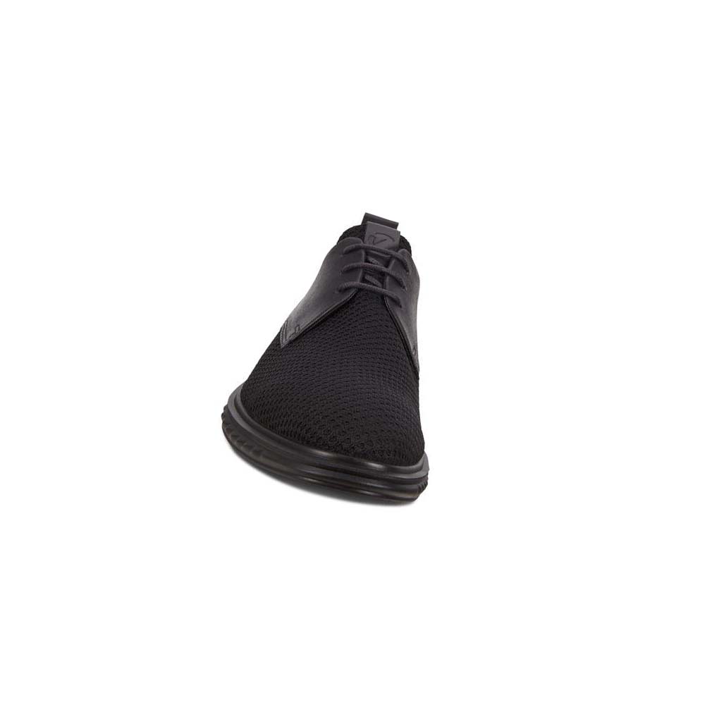 Men's Ecco St. 1 Hybrid Lite Casual Shoes Black | USA 490JPQ